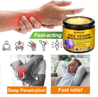 30% Discount🎁🎁|𝐌𝐔𝐑𝐖𝐎𝐍® Bee Venom Pain-Relief Bone Healing Cream ✨✨✨(Specially for older adults)